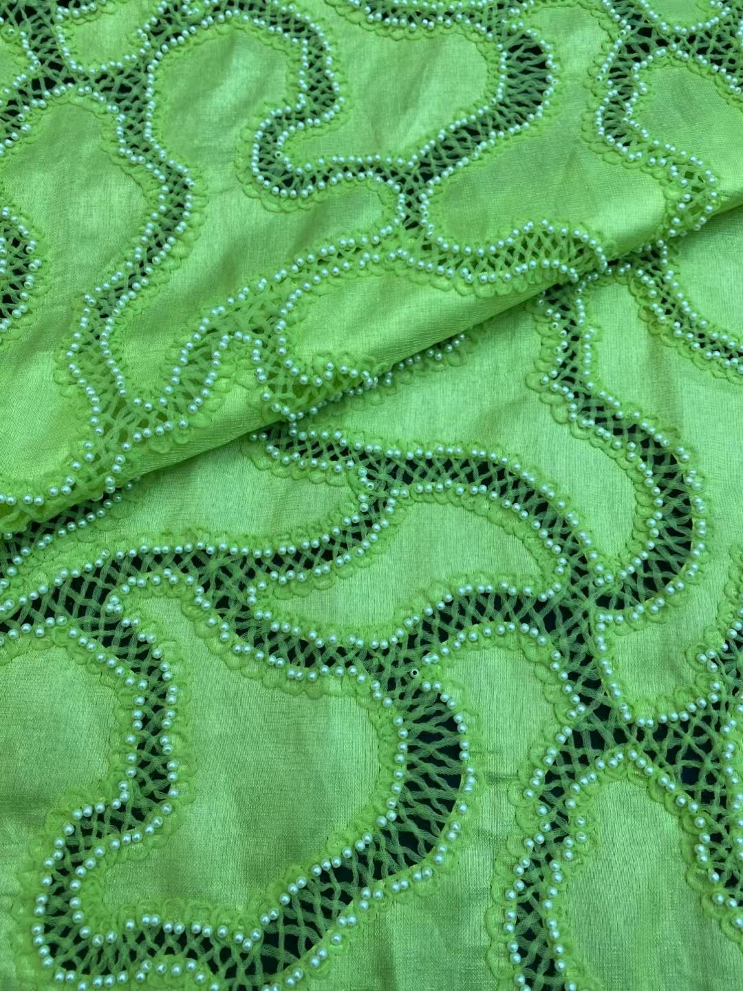 Laser Cutting Geometric Embroidery