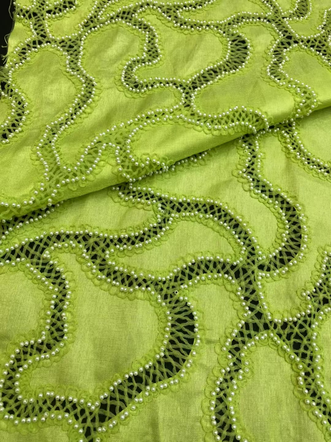 Laser Cutting Geometric Embroidery