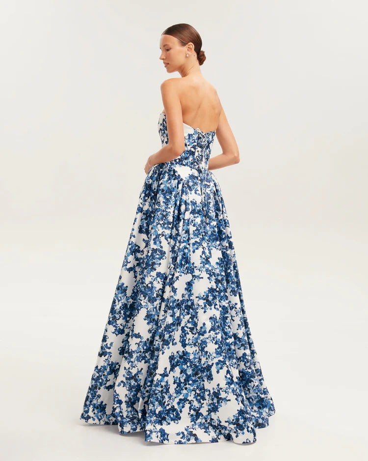 Colliope Navy Evening Dress