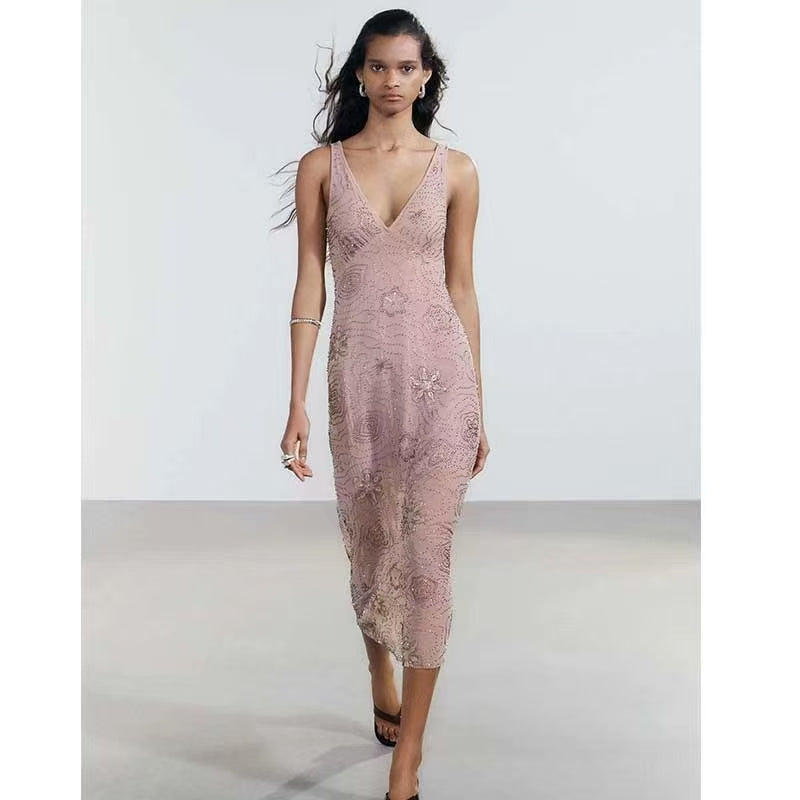 Knitted Fabric With Sequins