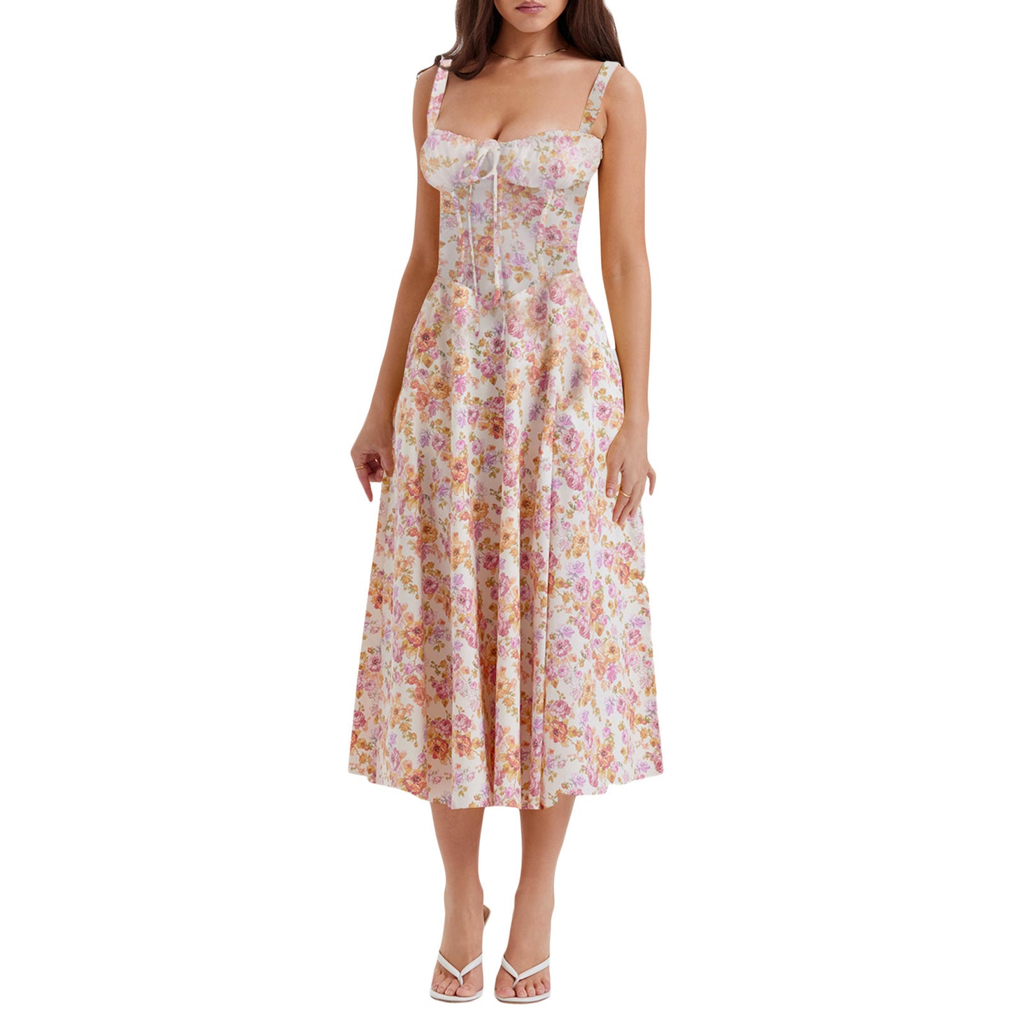 Ivy Flower Print Dress