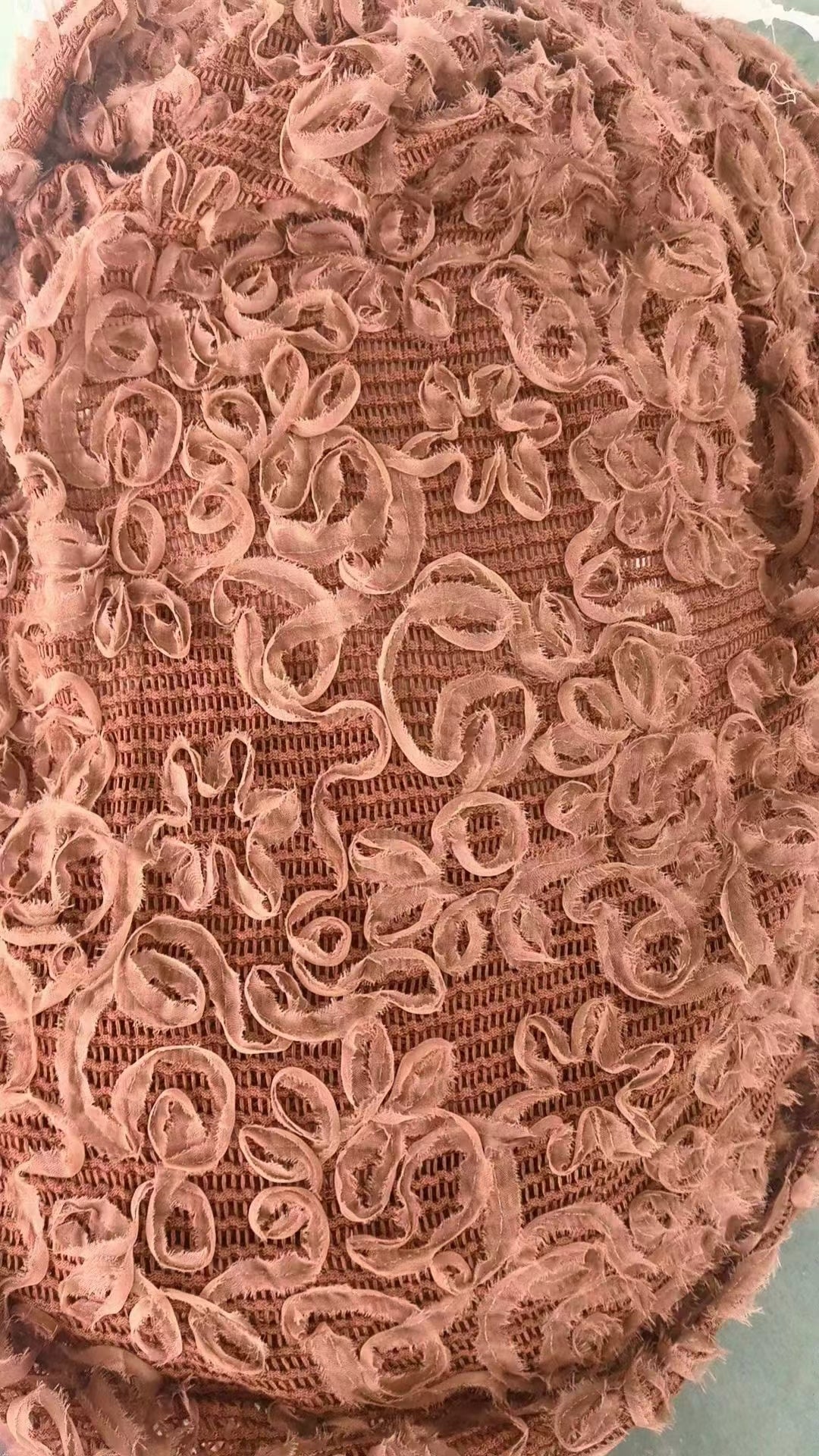 Cord Embroidery with Gridding Base