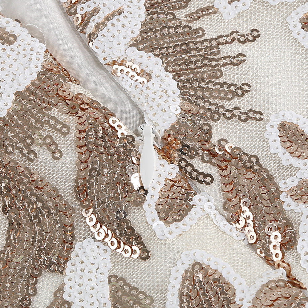 Cornelia Sequins Mini Dress