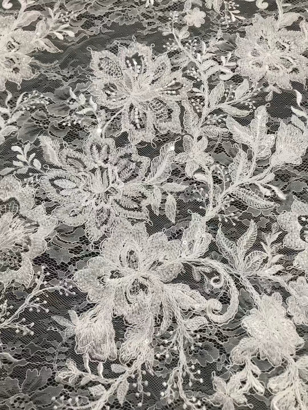 Sequins Embroidery Lace