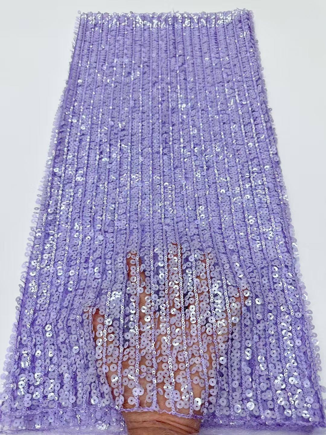 Stripe Sequins Fabric