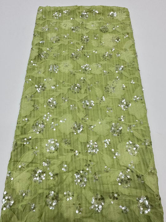 Jacquard & Sequins Fabric