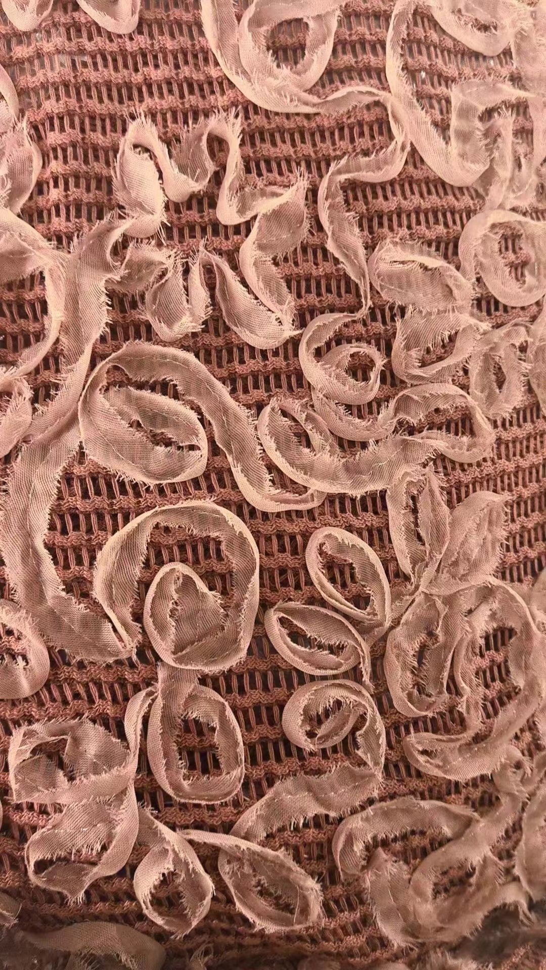 Cord Embroidery with Gridding Base