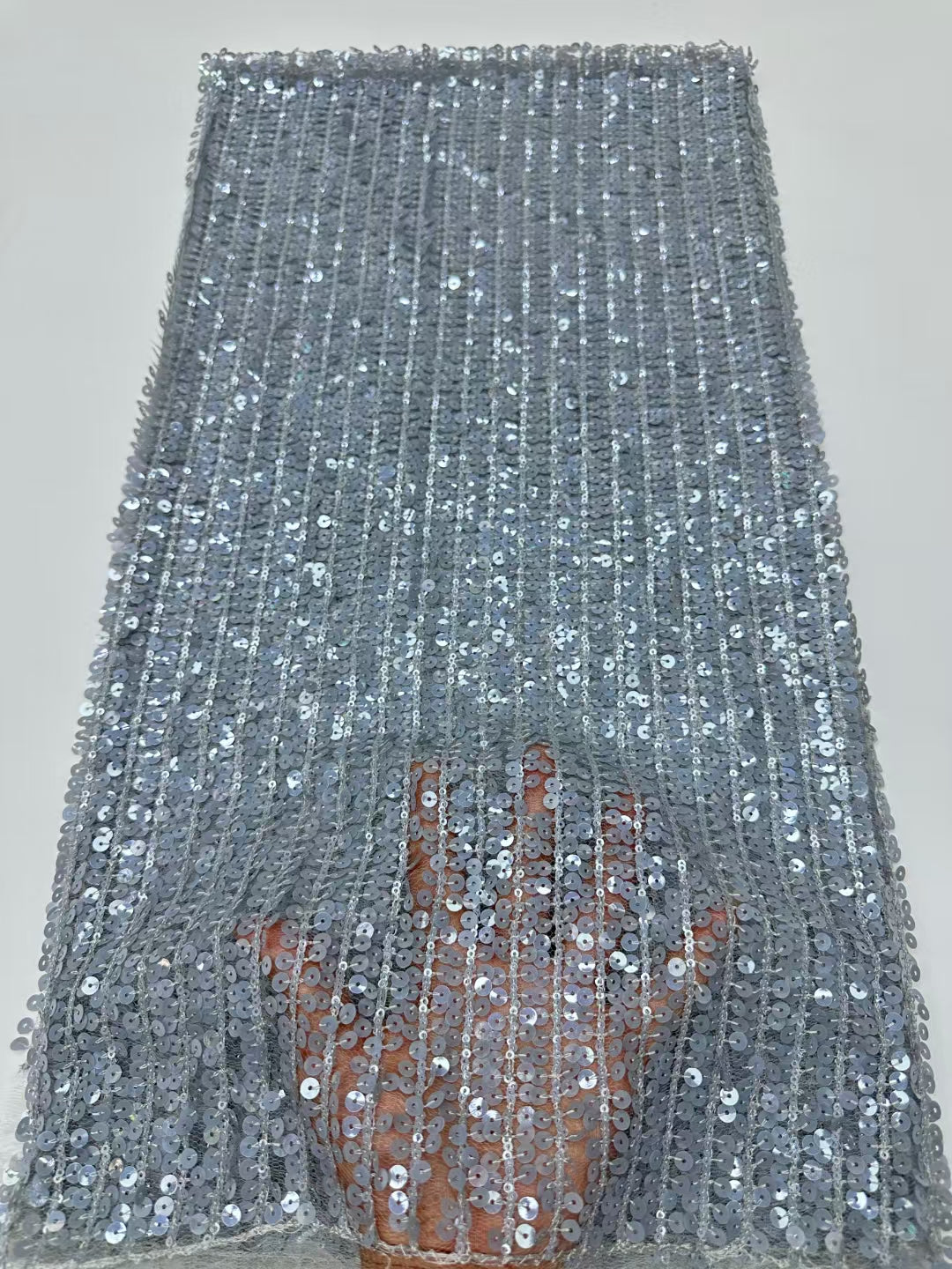 Stripe Sequins Fabric