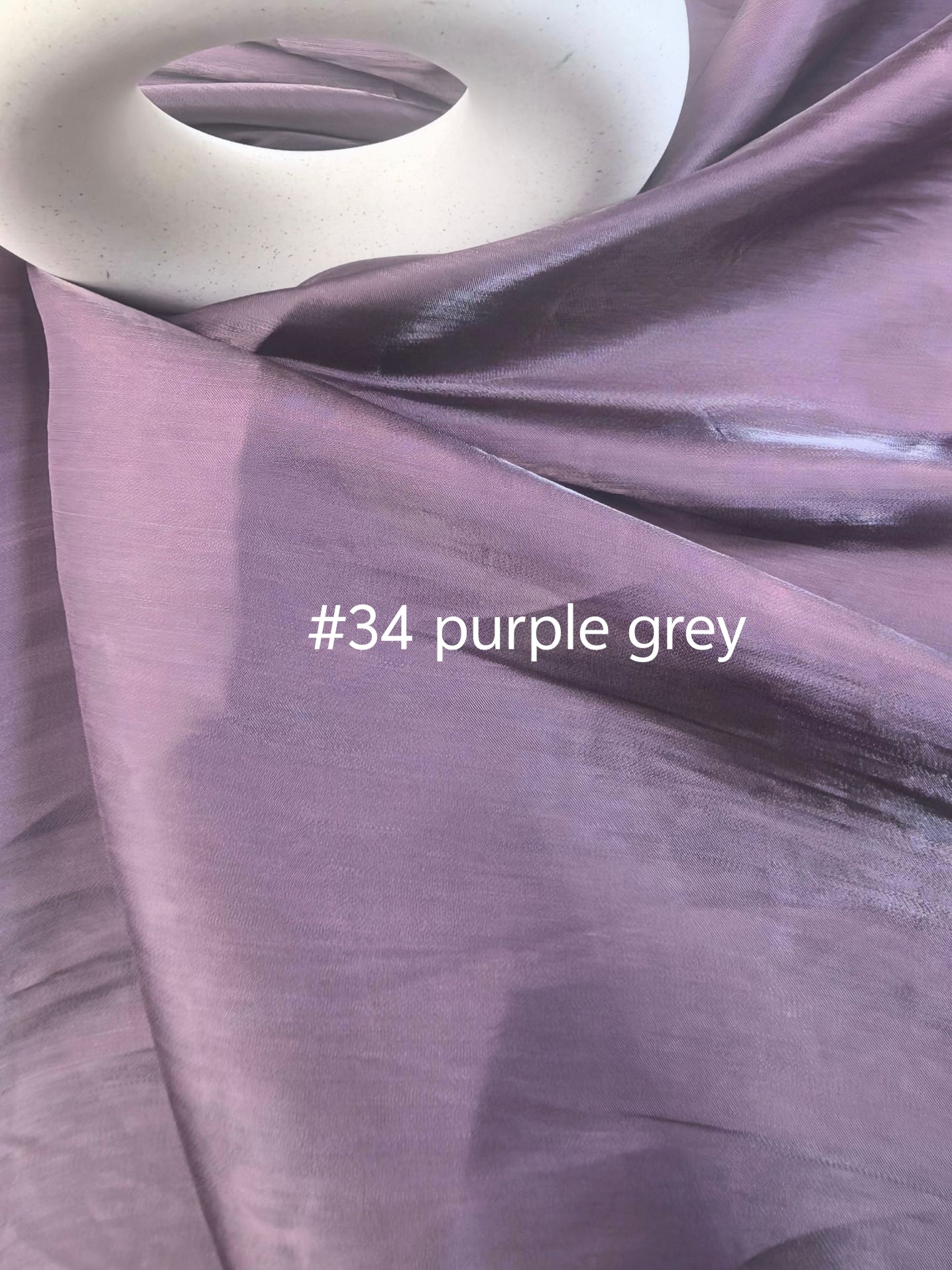 Shinny organza