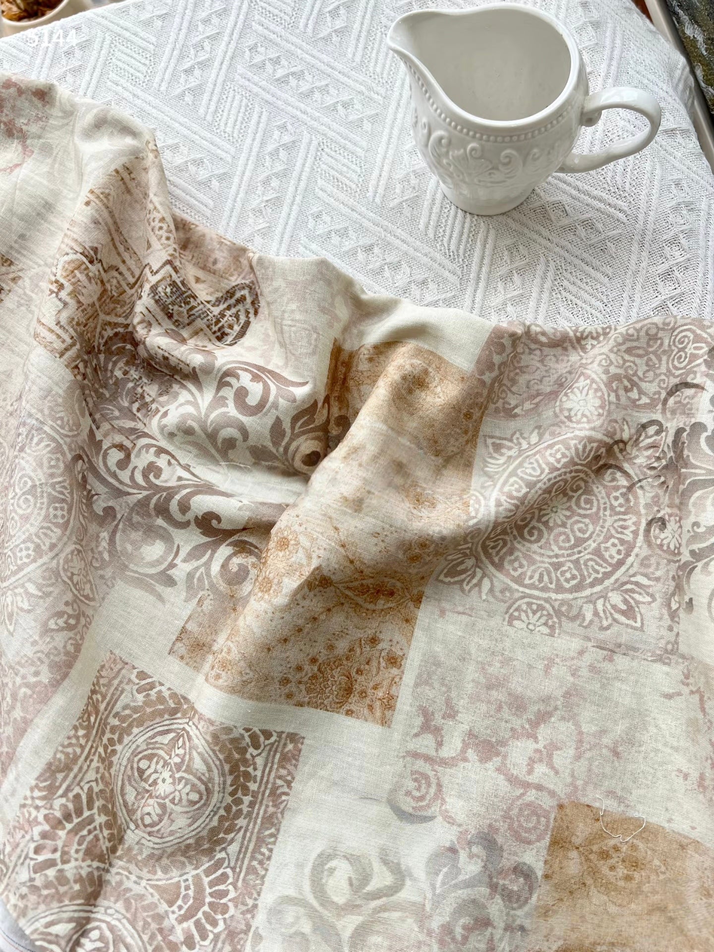 Desert Flower Print Fabric