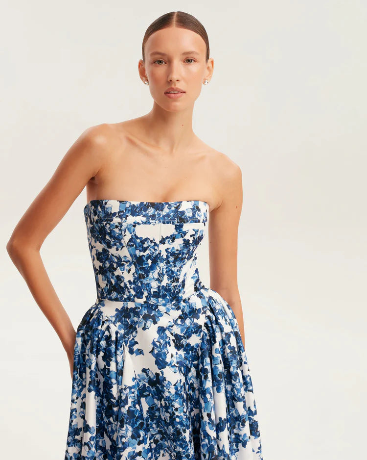 Colliope Navy Evening Dress