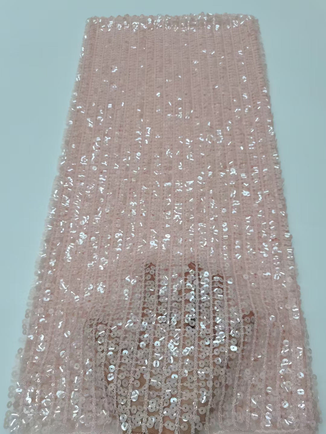 Stripe Sequins Fabric