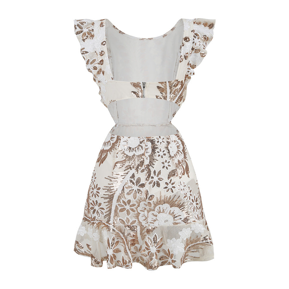 Cornelia Sequins Mini Dress