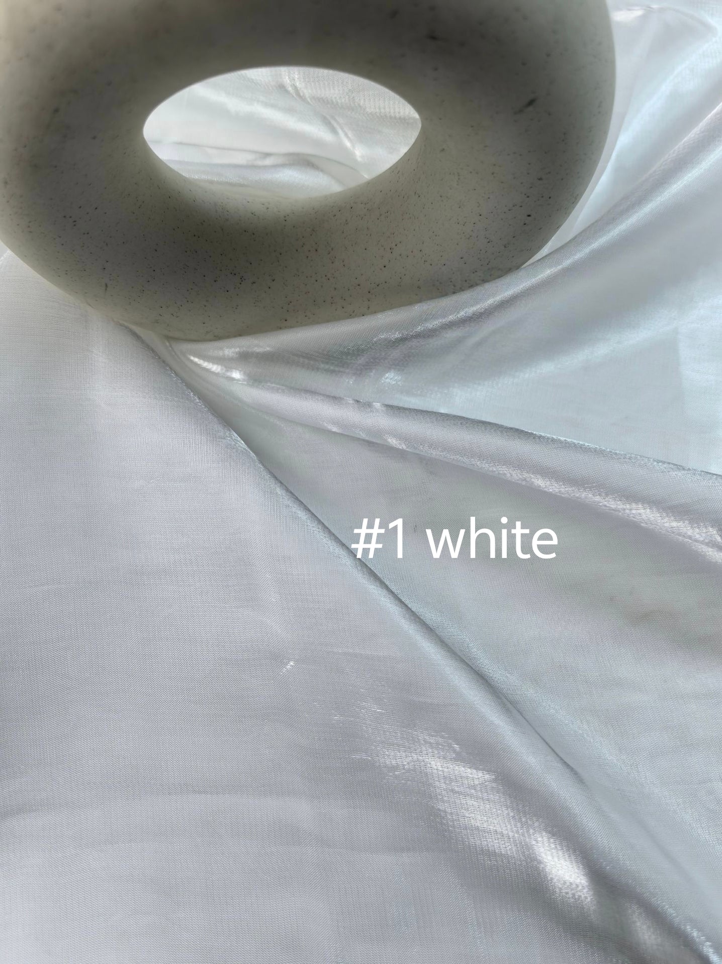 Shinny organza