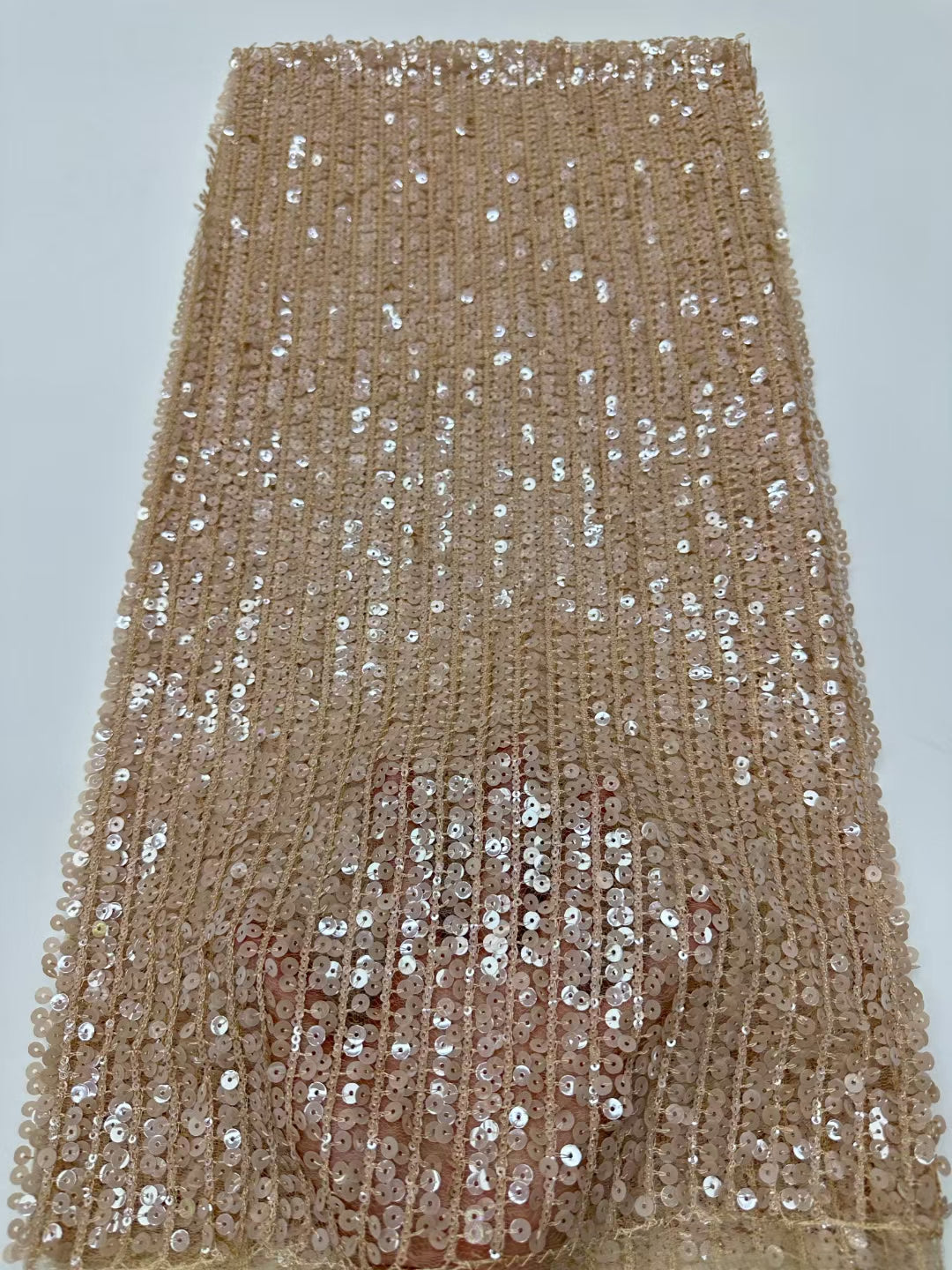 Stripe Sequins Fabric