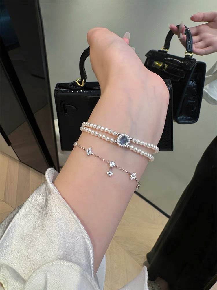 Double Layer Pearl Bracelet