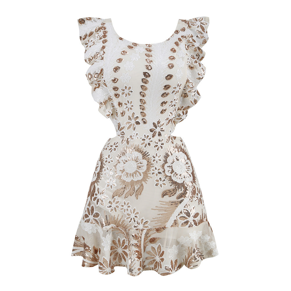 Cornelia Sequins Mini Dress
