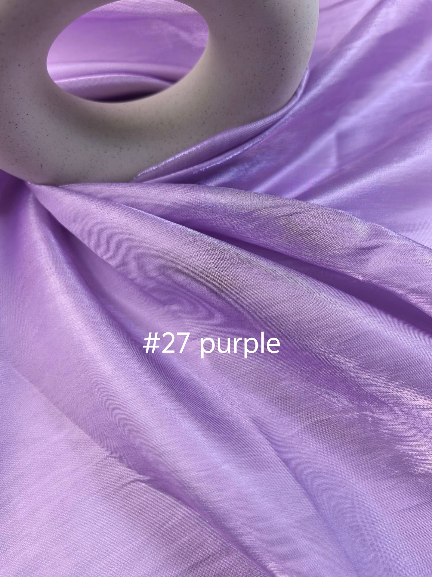Shinny organza