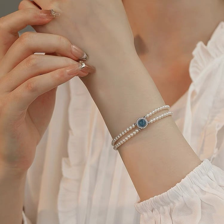 Double Layer Pearl Bracelet