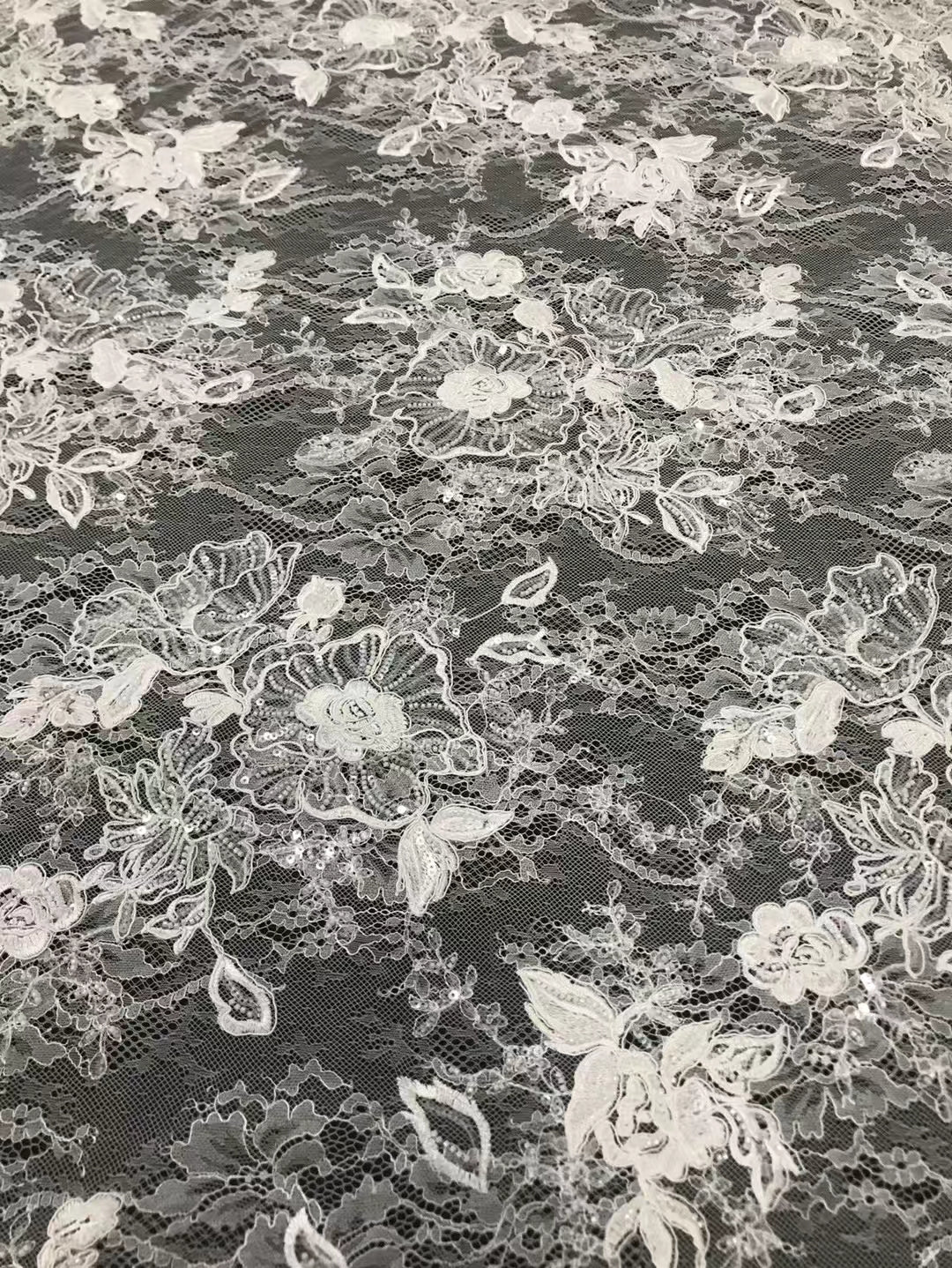 Sequins Embroidery Lace