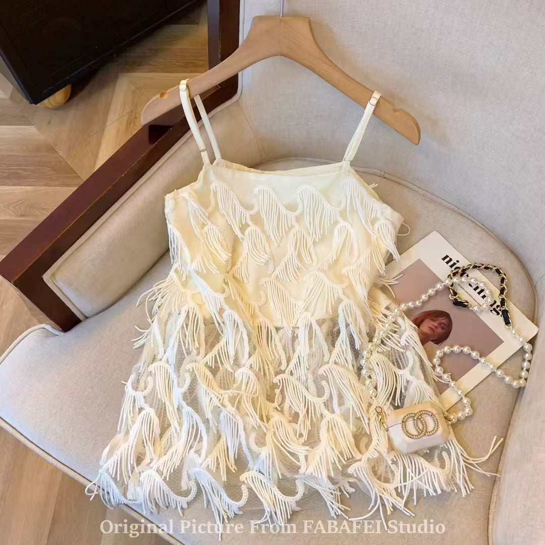 Fringe Embroidery Fabric