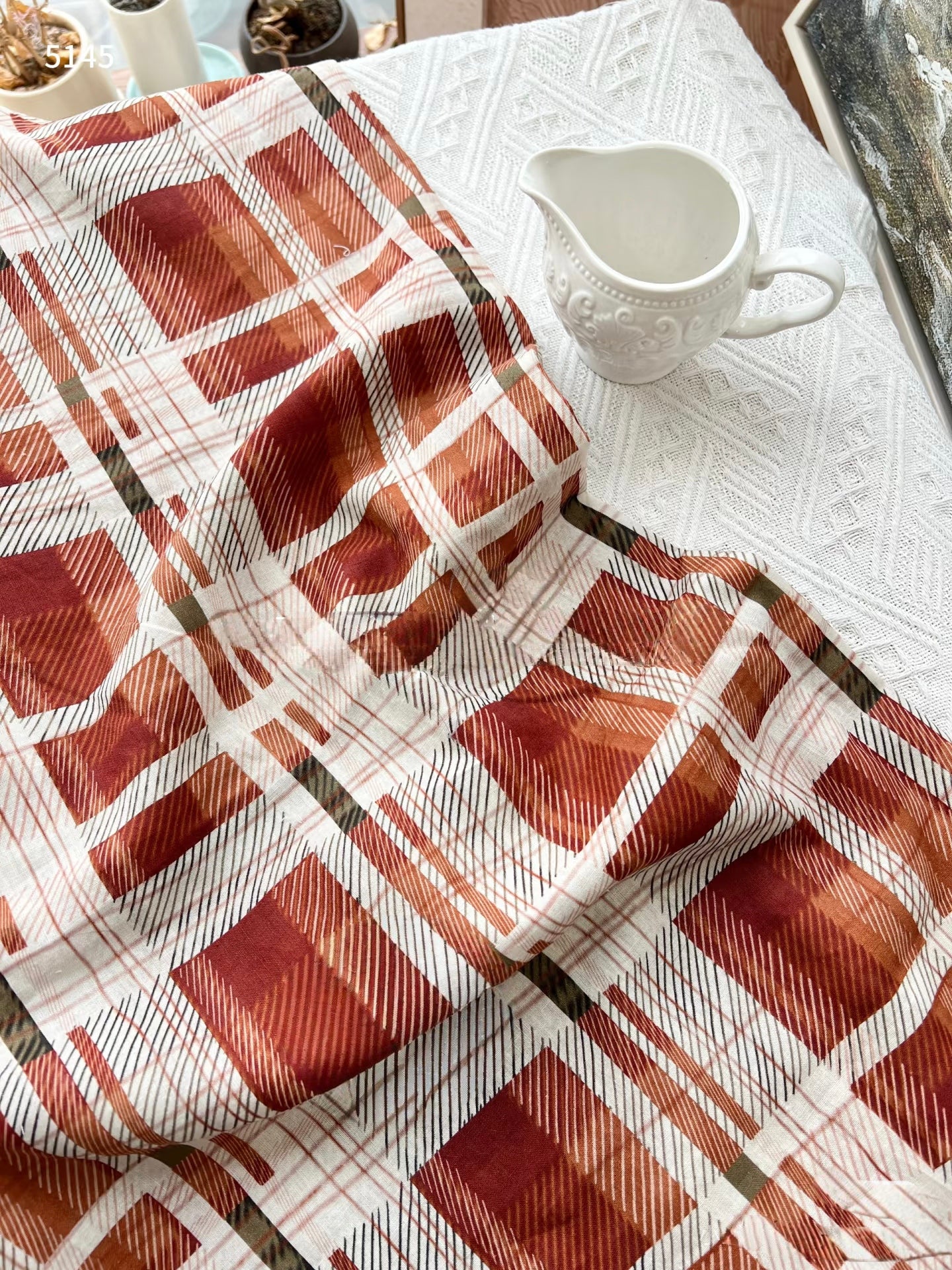 Cotton&Linen Print Fabric