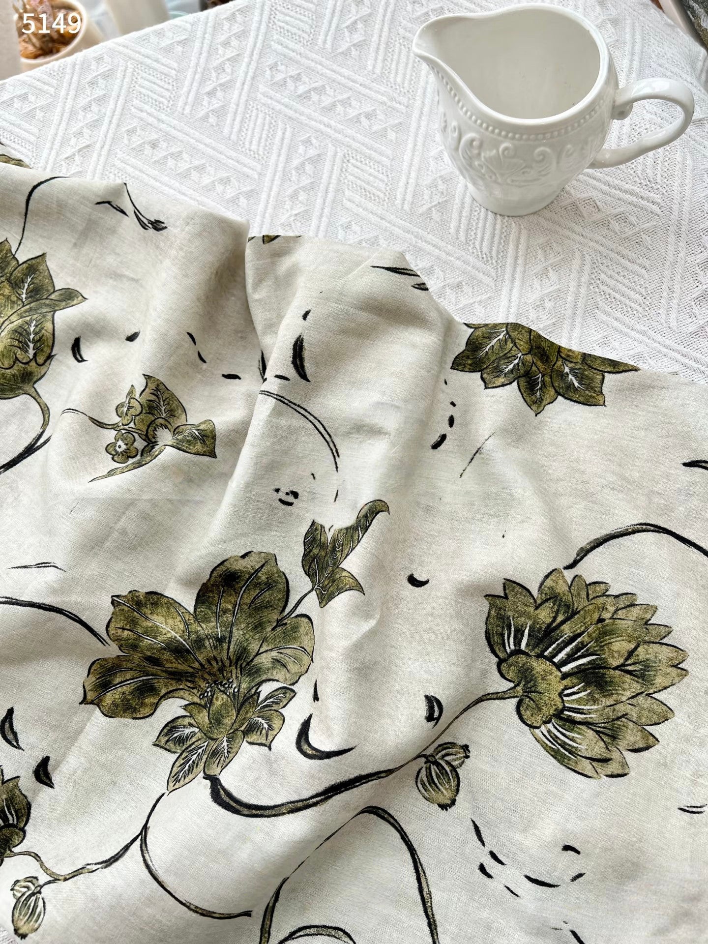 Desert Flower Print Fabric