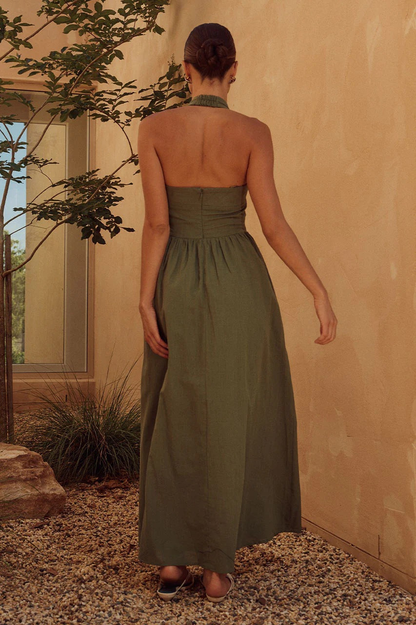 Women Halterneck Dress